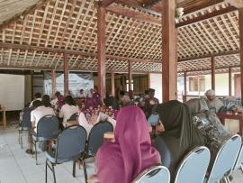Visitasi Lomba Perpustakaan Tingkat Kabupaten di Perpusdes Griya Ilmu Grogol
